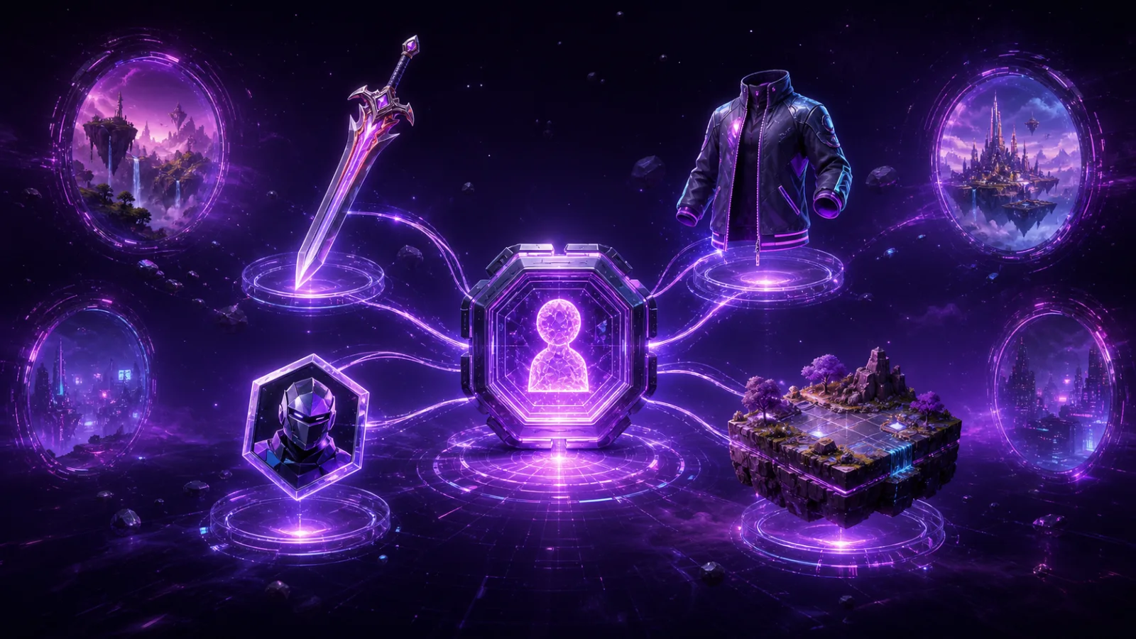 A player-owned game economy connecting digital assets, creators and real-world experiences