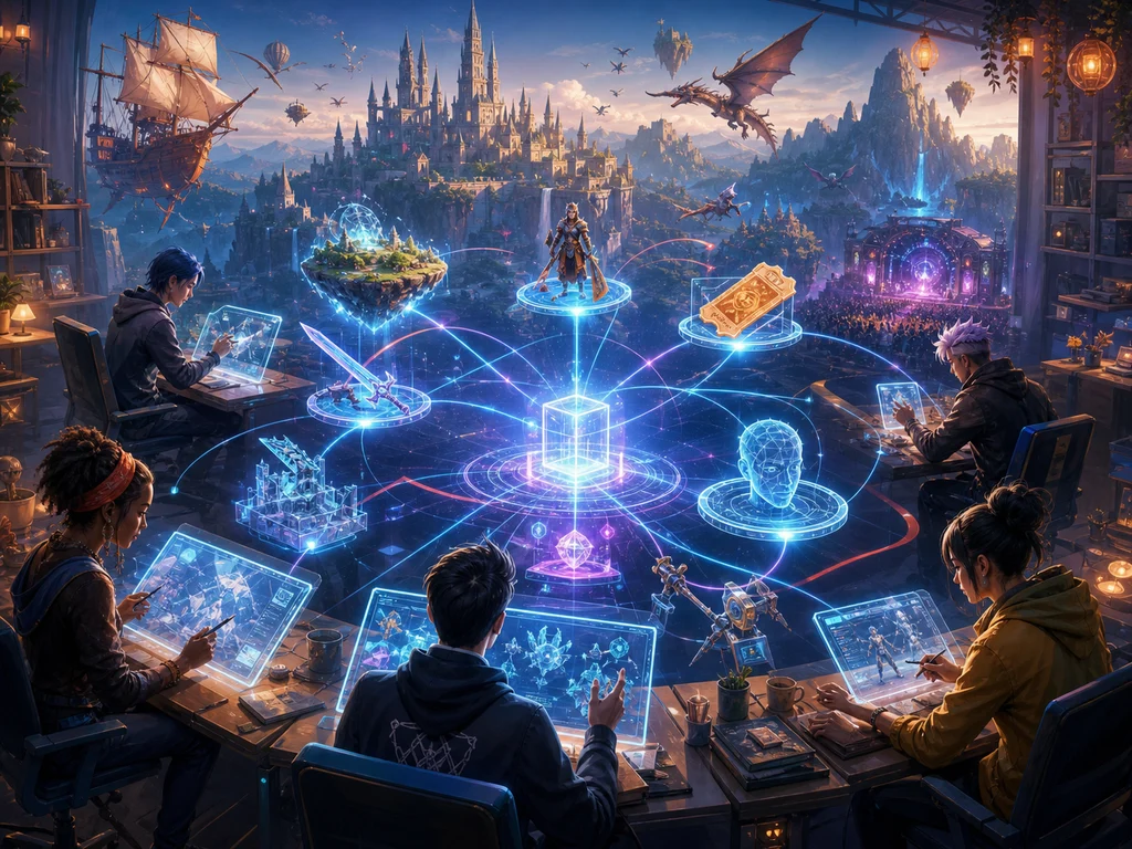 A shared game economy connecting studios, players and player-owned assets
